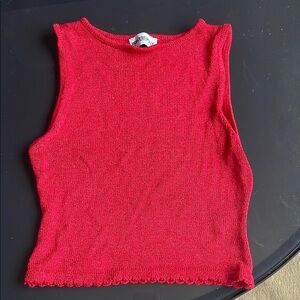 Princess Polly Red Sleeveless Top